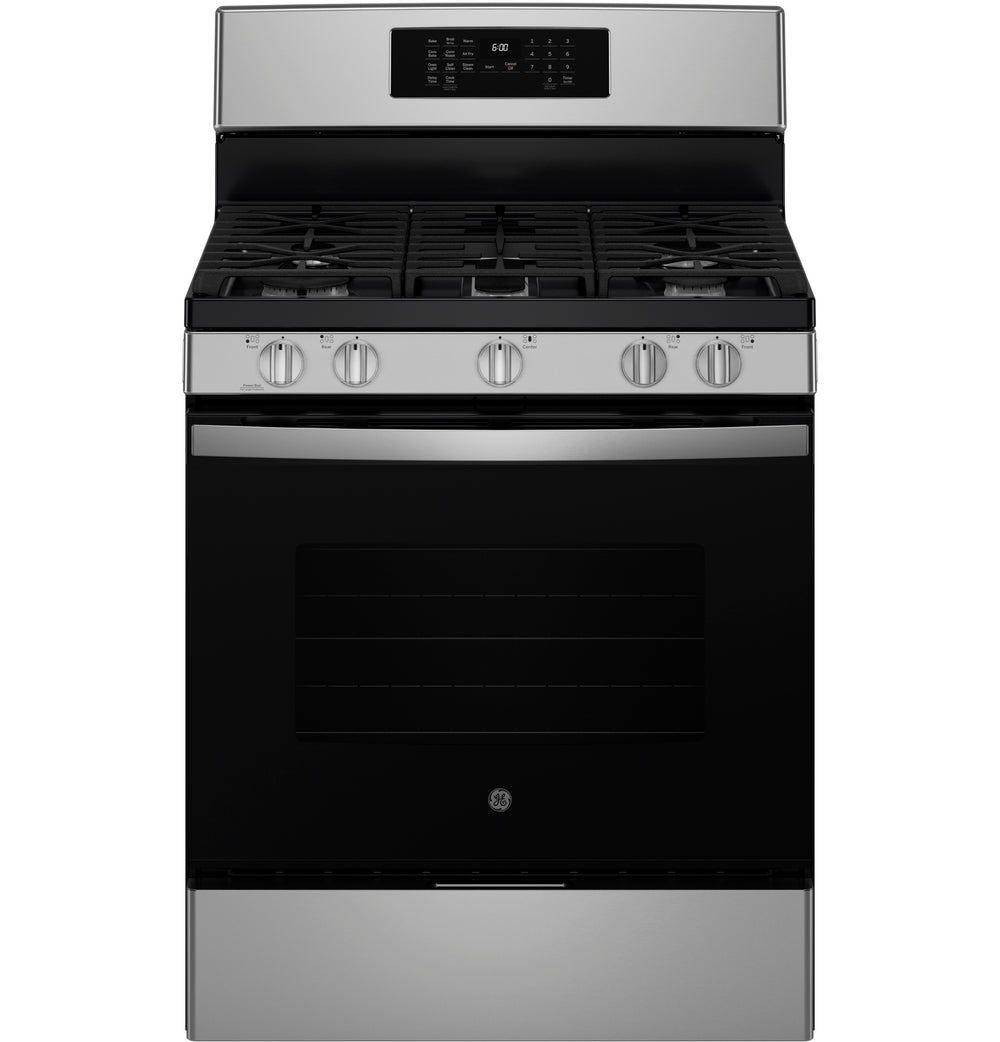 GE® 30" Free-Standing Gas Convection Range with No Preheat Air Fry