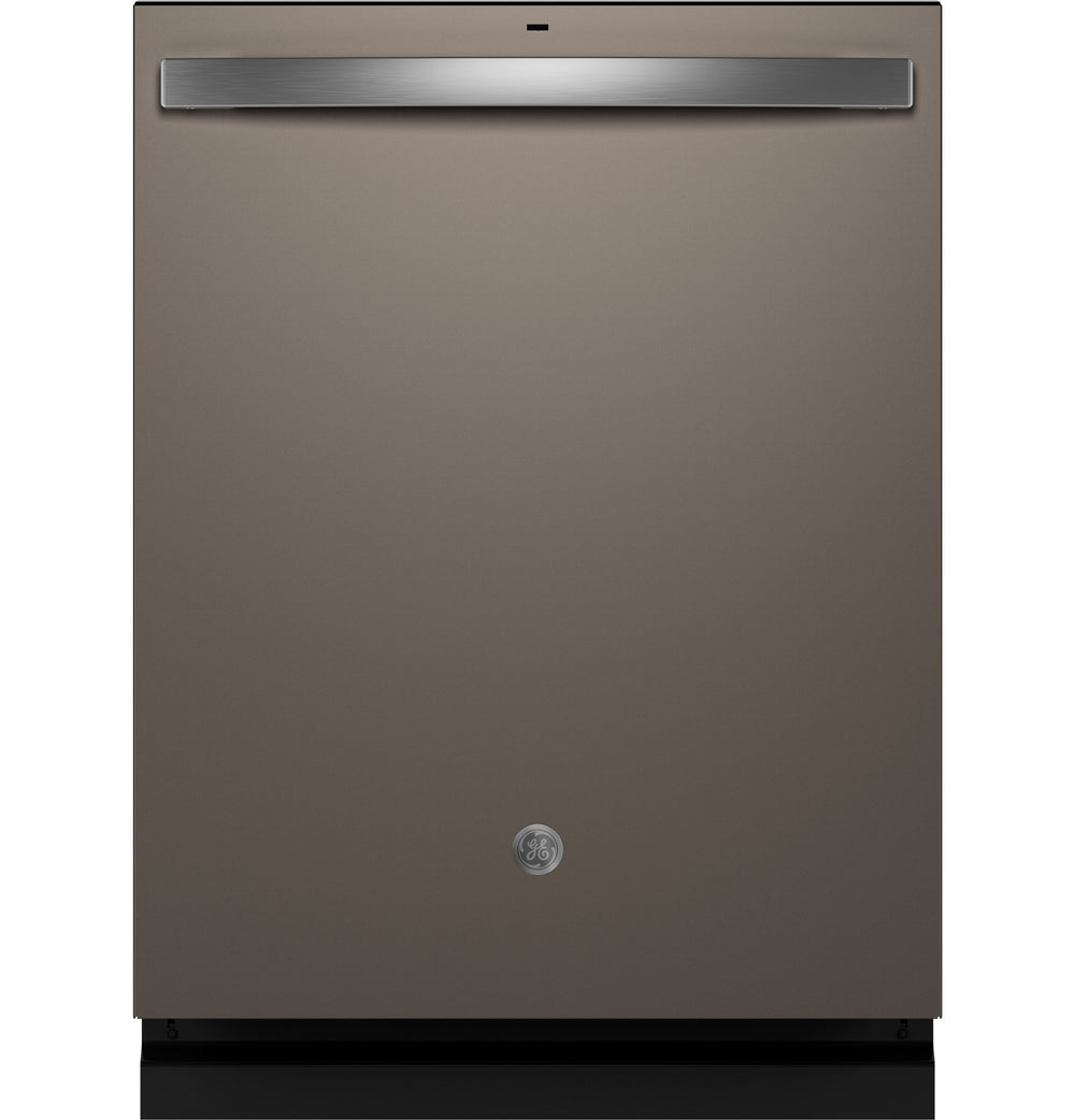 GE® ENERGY STAR® Fingerprint Resistant Top Control with Stainless Steel Interior Dishwasher with Sanitize Cycle