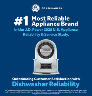 GE® ENERGY STAR® Top Control with Stainless Steel Interior Dishwasher with Sanitize Cycle