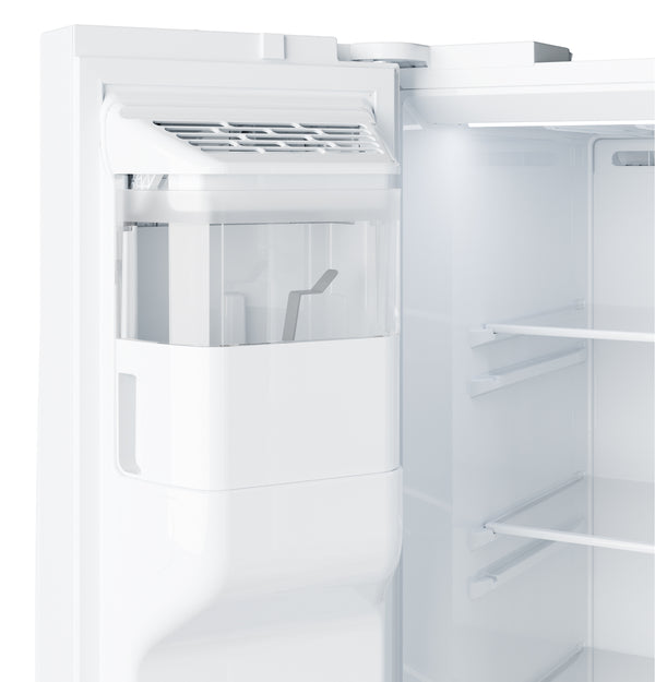 GE® ENERGY STAR® 27.9 Cu. Ft. Side-By-Side Refrigerator with Extra Tall Dispenser and In-Door Icemaker