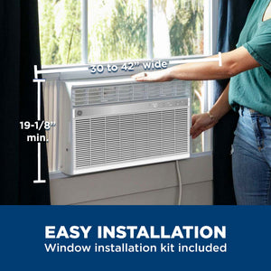 GE® 18,600 BTU Smart Electronic Window Air Conditioner for Extra-Large Rooms up to 1000 sq. ft.