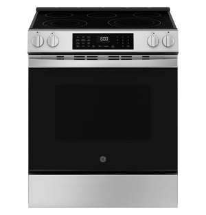 GE® 30" Slide-In Electric Convection Range with No Preheat Air Fry and EasyWash™ Oven Tray