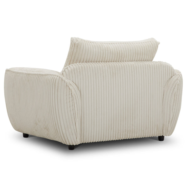 Utopia - Mega Ivory Chair and A Half with Lumbar Pillow