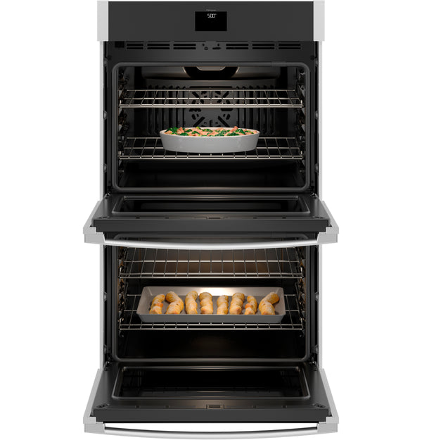 GE® 30" Smart Built-In Self-Clean Convection Double Wall Oven with No Preheat Air Fry