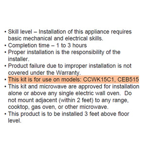 Café™ 27" Microwave Built-in Trim Kit