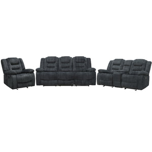 Bolton - Misty Storm Armless Recliner