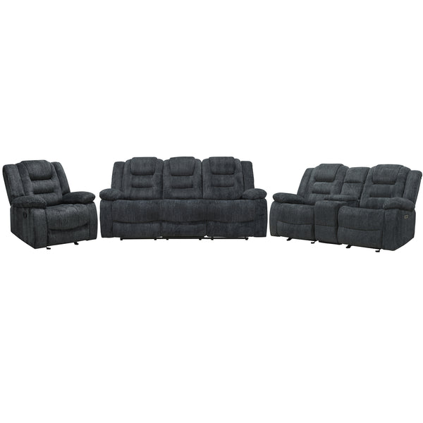 Bolton - Misty Storm Armless Recliner