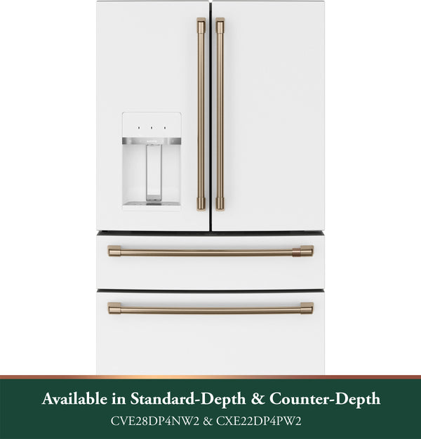 Café™ ENERGY STAR® 22.3 Cu. Ft. Smart Counter-Depth 4-Door French-Door Refrigerator