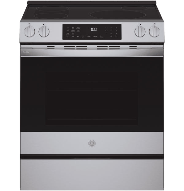 GE Profile™ ENERGY STAR® 30" Smart Slide-In Induction and Convection Range with No Preheat Air Fry and EasyWash™ Oven Tray