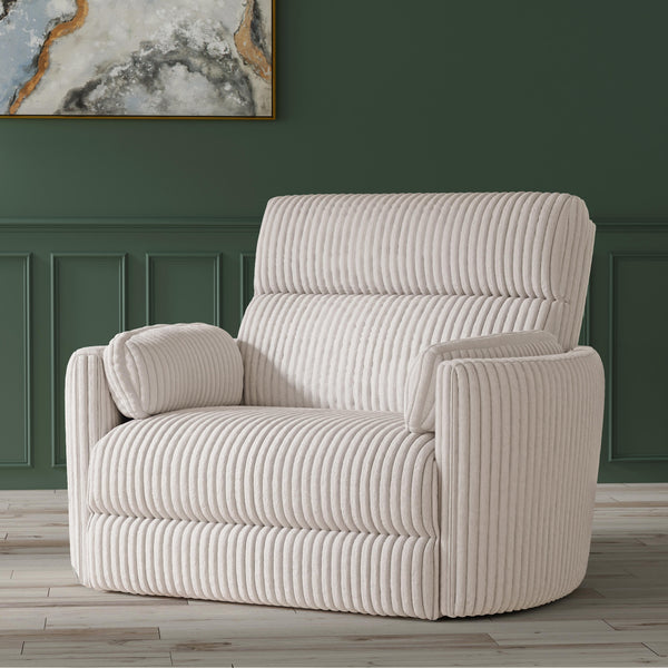 Radius Xl - Mega Ivory Extra Wide Power Glider Recliner