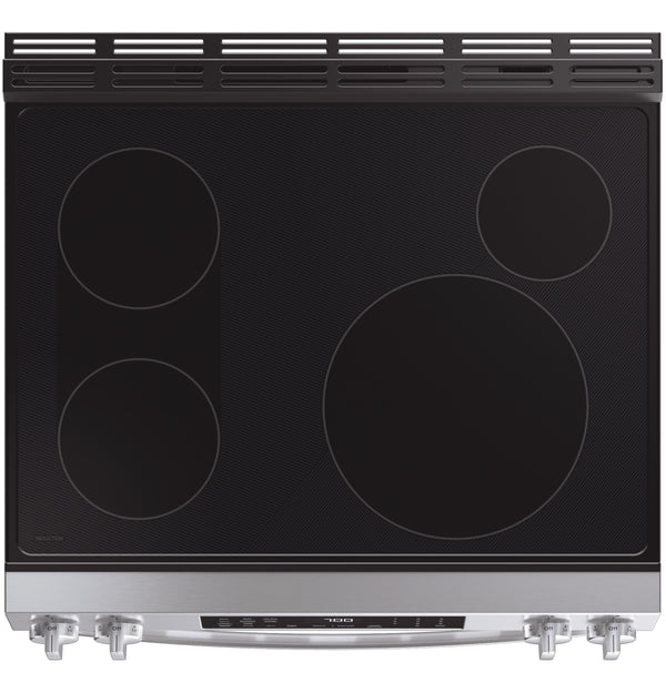 GE Profile™ ENERGY STAR® 30" Smart Slide-In Induction and Convection Range with No Preheat Air Fry and EasyWash™ Oven Tray