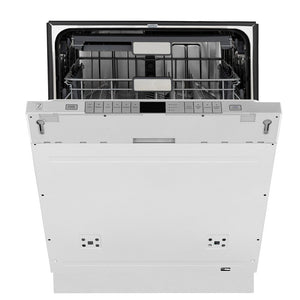 ZLINE 24" Monument Series 3rd Rack Top Touch Control Dishwasher in Custom Panel Ready with Stainless Steel Tub, 45dBa