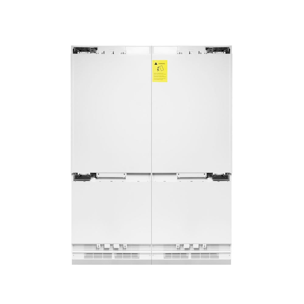 ZLINE 60" 32.2 cu. Ft. Panel Ready Built-In 4-Door French Door Refrigerator with Internal Water and Ice Dispenser