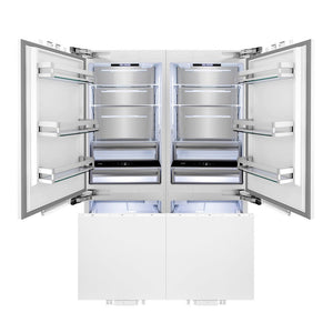 ZLINE 60" 32.2 cu. Ft. Panel Ready Built-In 4-Door French Door Refrigerator with Internal Water and Ice Dispenser