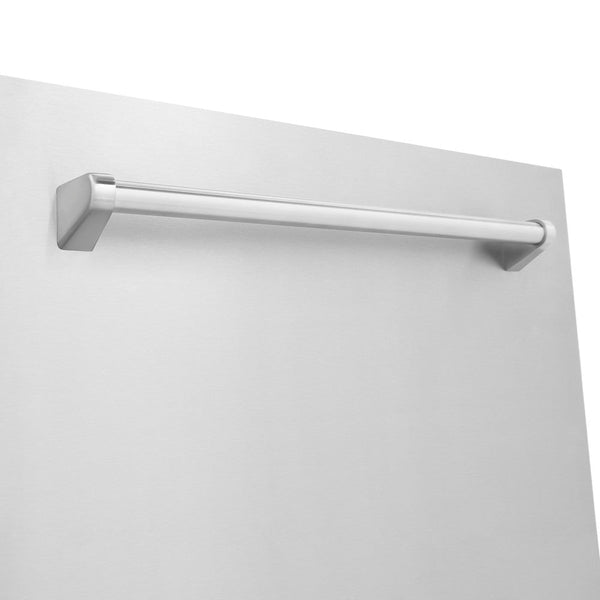 ZLINE 24" Monument Series 3rd Rack Top Touch Control Dishwasher in Stainless Steel with Stainless Steel Tub, 45dBa