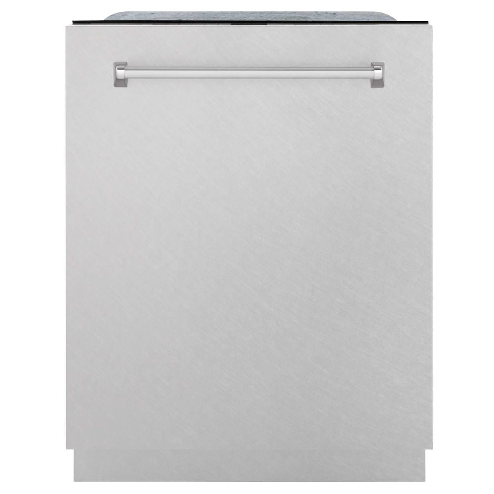 ZLINE 24" Monument Series 3rd Rack Top Touch Control Dishwasher in Fingerprint Resistant Stainless Steel with Stainless Steel Tub, 45dBa