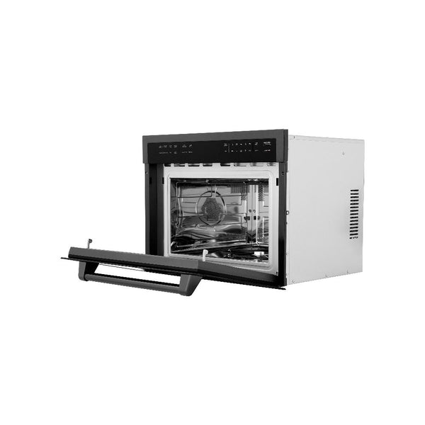 ZLINE 24" 1.6 cu ft. Built-in Convection Microwave Oven in Black Stainless Steel with Speed and Sensor Cooking