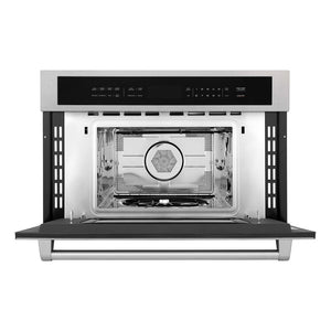 ZLINE 30” 1.6 cu ft. Built-in Convection Microwave Oven in Fingerprint Resistant Stainless Steel with Speed and Sensor Cooking