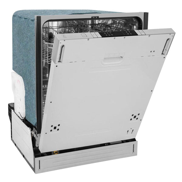ZLINE 24 in. Panel Ready Top Control Built-In Dishwasher with Stainless Steel Tub, 52dBa