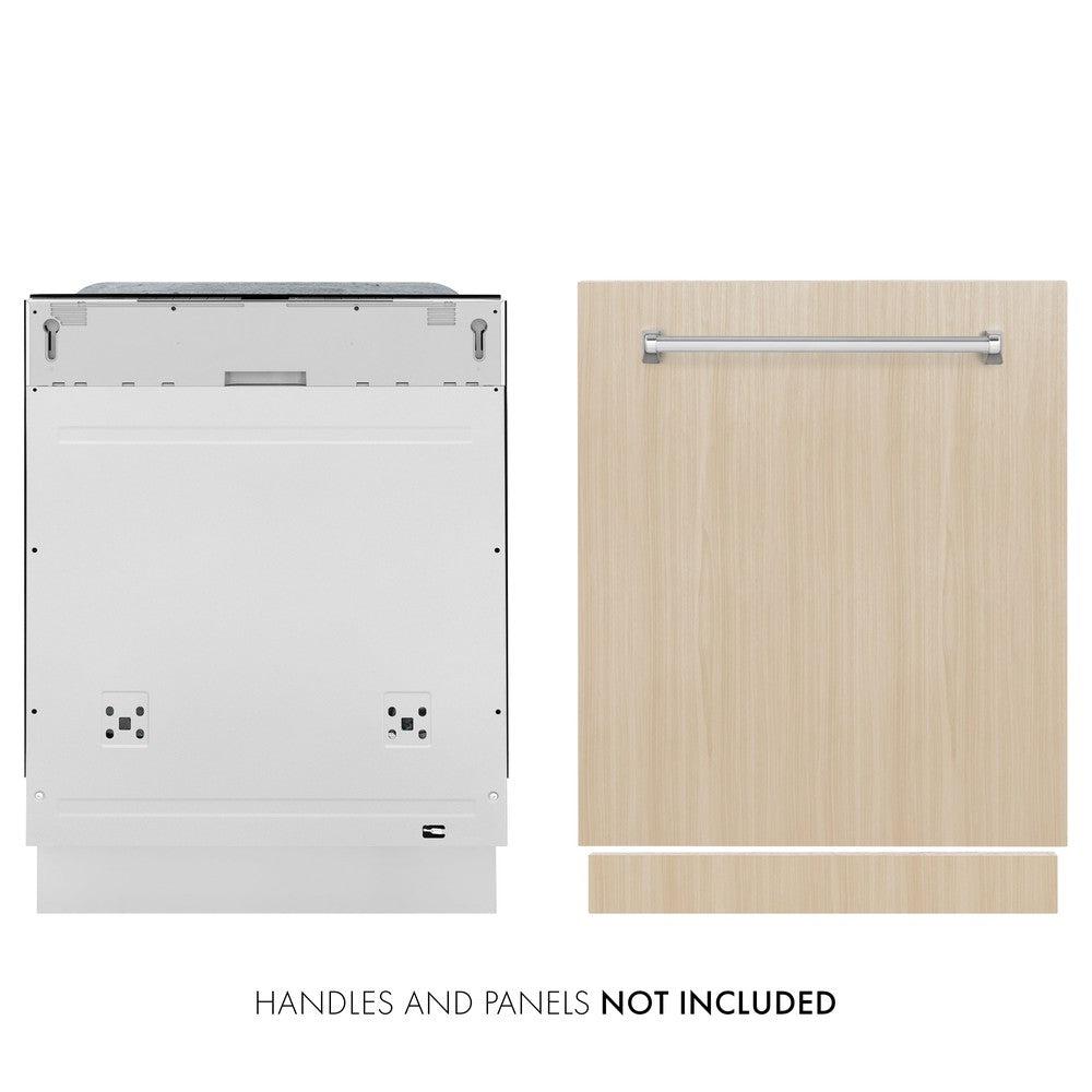 ZLINE 24" Monument Series 3rd Rack Top Touch Control Dishwasher in Custom Panel Ready with Stainless Steel Tub, 45dBa