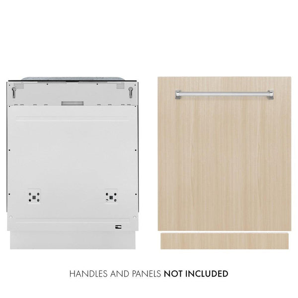 ZLINE 24" Monument Series 3rd Rack Top Touch Control Dishwasher in Custom Panel Ready with Stainless Steel Tub, 45dBa