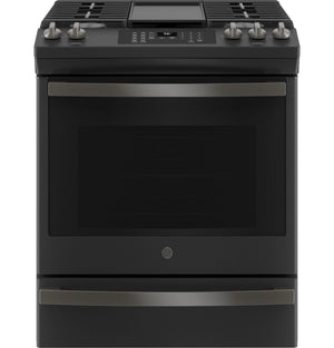 GE® 30" Slide-In Front-Control Convection Gas Range with No Preheat Air Fry