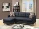 2-PCS SECTIONAL W/2 ACCENT PILLOWS