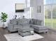 3-PC SECTIONAL SET W/ 2 ACCENT PILLOWS