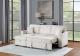 COVERTIBLE SECTIONAL W/ USB PORTS  & 2 ACCENT PILLOWS