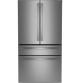 GE Profile™ Series ENERGY STAR® 23.2 Cu. Ft. Smart Counter-Depth Fingerprint Resistant 4-Door French-Door Refrigerator With Dual-Dispense AutoFill Pitcher