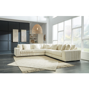 Lindyn - Corner Chairs 5 Pc Sectional - Ivory