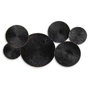 Rhetlen - Wall Decor - Black / Gold Finish