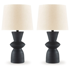 Scarbot - Paper Table Lamp (Set of 2) - Distressed Black