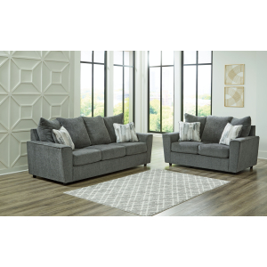 Stairatt - 2 Pc. - Sofa, Loveseat - Gravel