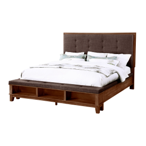 Cagney - 6/0 California King Bed - Dark Brown