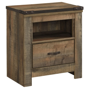 Trinell - One Drawer Night Stand - Brown