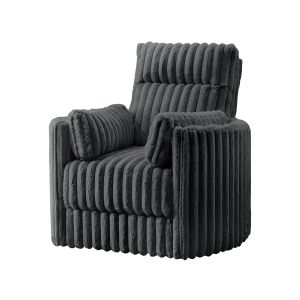 Embrace - Swivel Accent Chair - Charcoal
