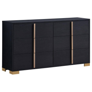 Marceline - 6-Drawer Dresser - Black