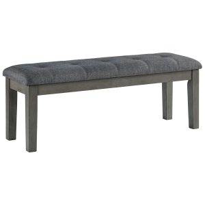 Hallanden - Large UPH Dining Room Bench - Black / Gray