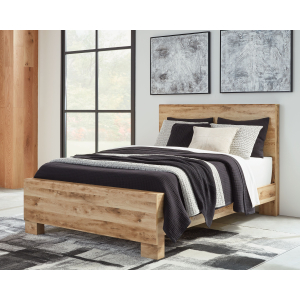 Hyanna - Queen Panel Bed - Tan