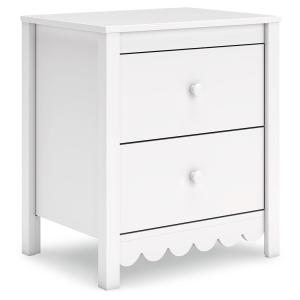 Hallityn - Two Drawer Night Stand - White