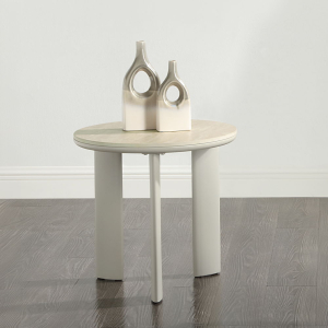 Ingram - End Table - Sintered Stone & Light Gray