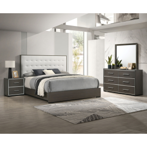 Sharpe - Twin 4 Piece Bedroom Set - Dark Gray