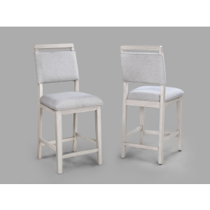 Blanche - Counter Height Chair (Set of 2) - Antique White