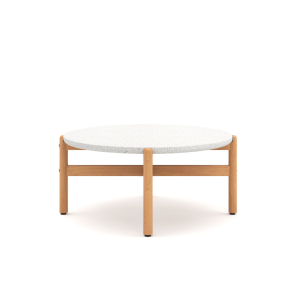 Solstice - Coffee Table Wood Base - Brown