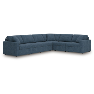 Modmax - 6-Piece Sectional With Laf Corner Chair And Raf Corner Chair - Ink