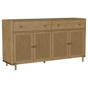 Arini - 2-Drawer Cane Door Dining Sideboard Server - Sand Wash