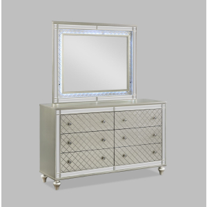 Cristian - Dresser & Mirror - Champagne