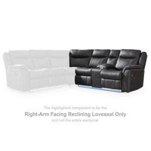 Sultan Meadow - RAF Reclining Loveseat - Eclipse