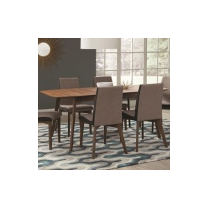 Redbridge - Extension Leaf Dining Table - Natural Walnut